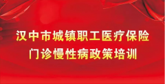 漢中市召開城鎮(zhèn)職工醫(yī)療保險門診慢性病培訓(xùn)會